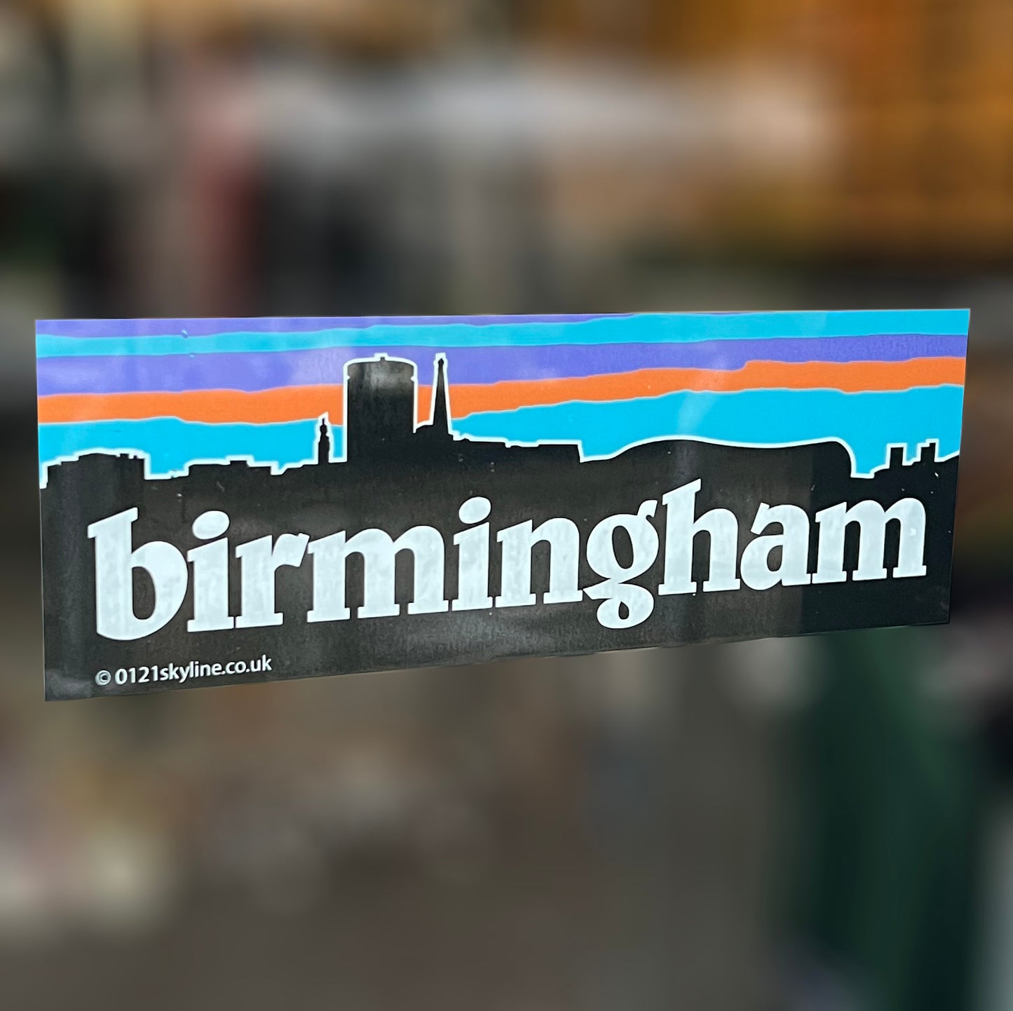 Skyline Window Sticker