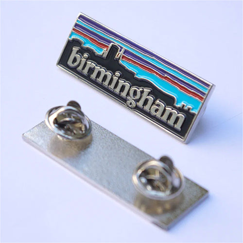 Skyline Enamel Pins